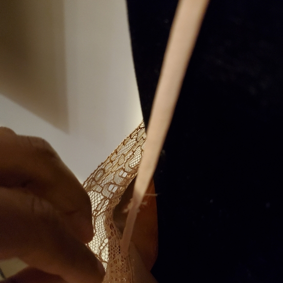 Sequins camisole in nude Peach colour - Picture 6 of 10